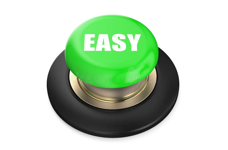 Easy Push Button Stock Illustration Illustration Of Button 111759952