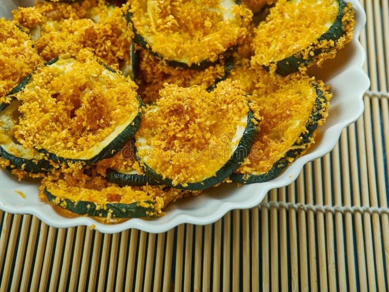 Easy OvenBaked Zucchini Chips Stock Image Image of snack, closeup