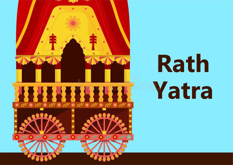 Vector design of Ratha Yatra of Lord Jagannath 7486520 Vector Art at  Vecteezy