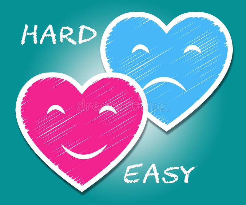 Difficult Easy Stock Illustrations – 1,381 Difficult Easy Stock