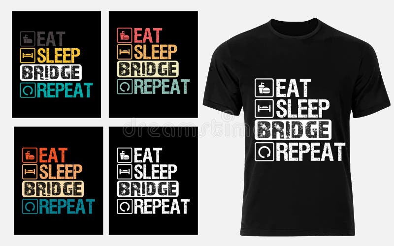 Bridge Player Card Game Gift Eat Sleep Bridge Repeat Tshirt Bridge Player Card Game Gift Eat Sleep Bridge Repeat Tshirt