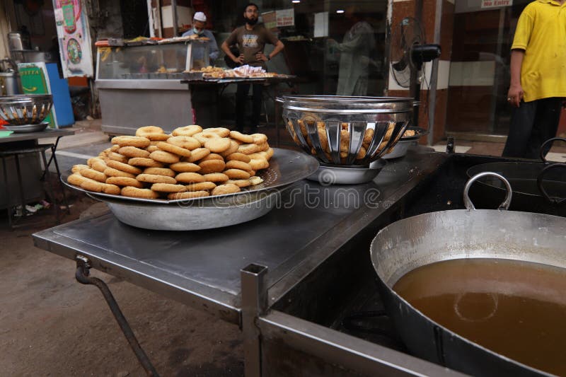 Eateries of Buns Road Street Food Karachi, Pakistan Editorial