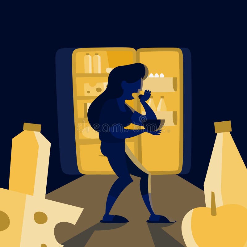 Eating Disorder Flat Stock Illustrations 702 Eating Disorder Flat