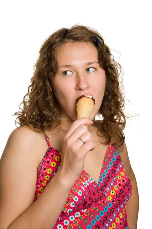 Eating ice-cream