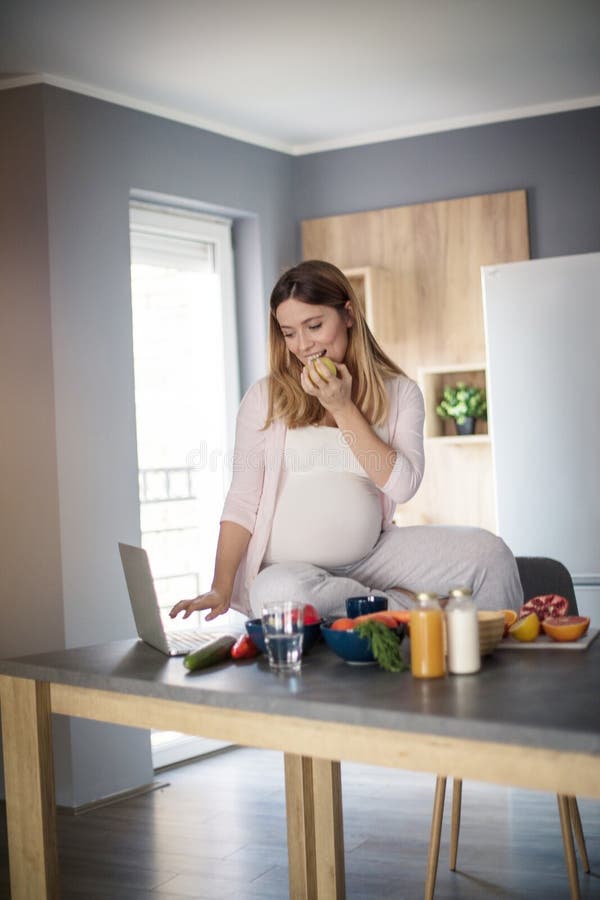 Eating for two now stock images Eating for two now stock images