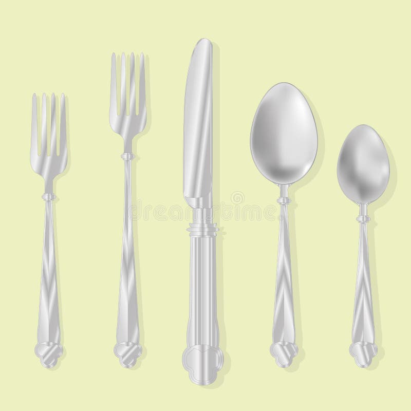 Eating utensils drawing stock vector. Illustration of isolated 22406236