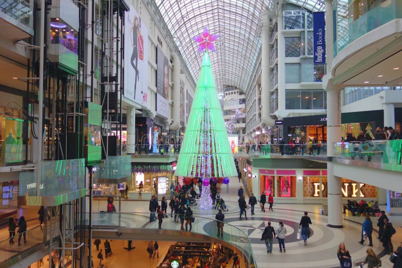 Eaton Centre editorial stock photo. Image of centre, shops 55395133