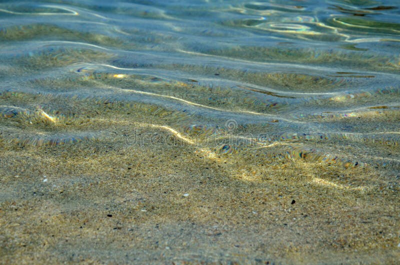 Eau de mer de scintillement photo stock Eau de mer de scintillement photo stock