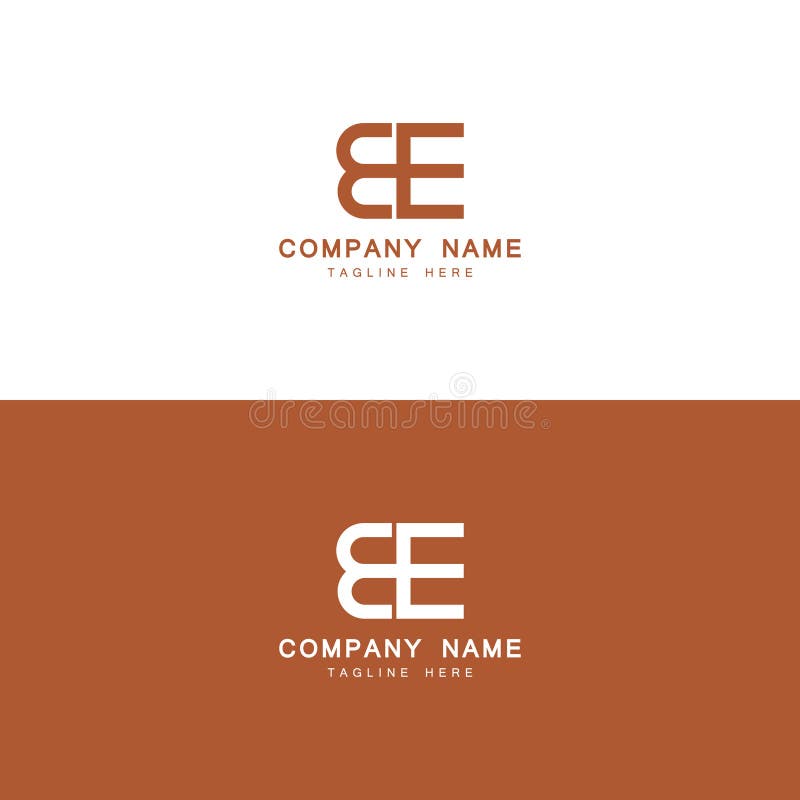 EB letter logo design. Creative E B letter icon. Premium Vector royalty free illustration