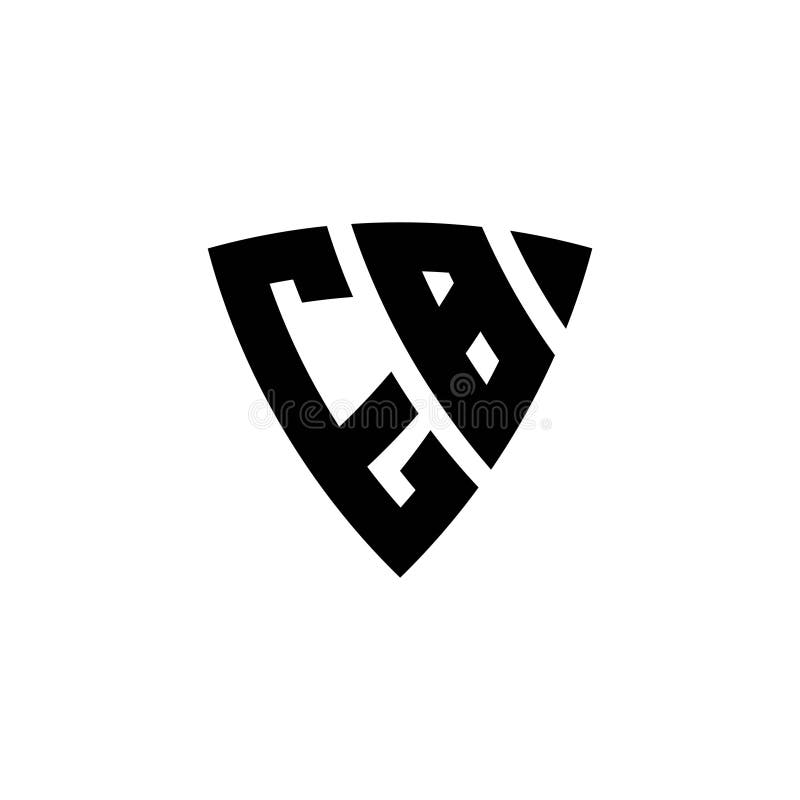 Eb Logo Monogram Emblem Shield Style Stock Vector (Royalty Free) 1696125358