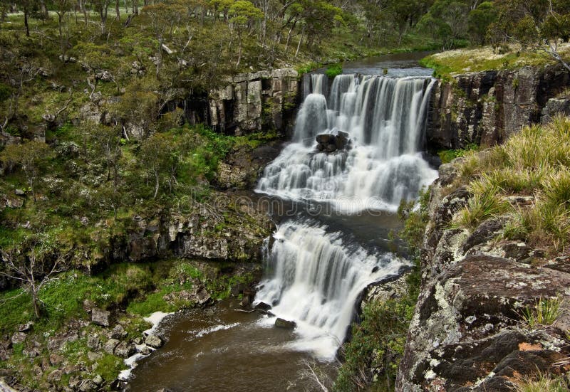Ebor Flusswasserfall stockbilder