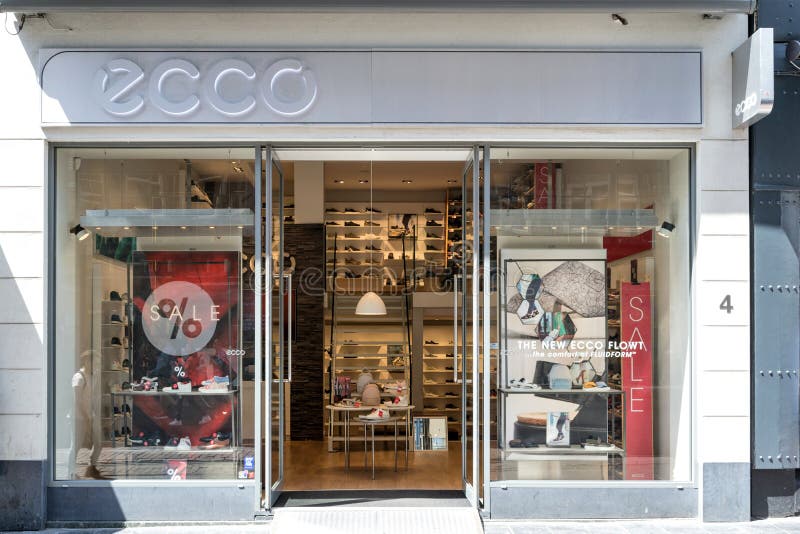 ECCO in Amsterdam, the Netherlands Editorial Photo - of lettering, amsterdam: 154337986