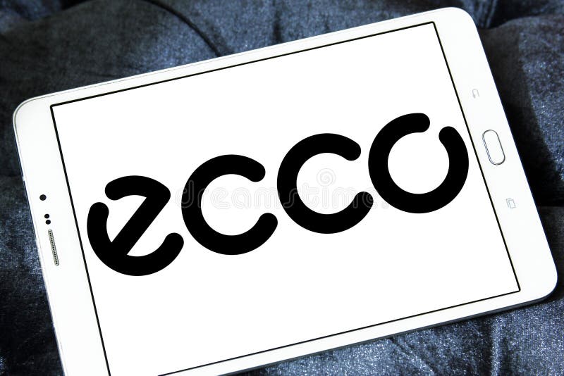 ECCO obuwianego wytwórcy logo
