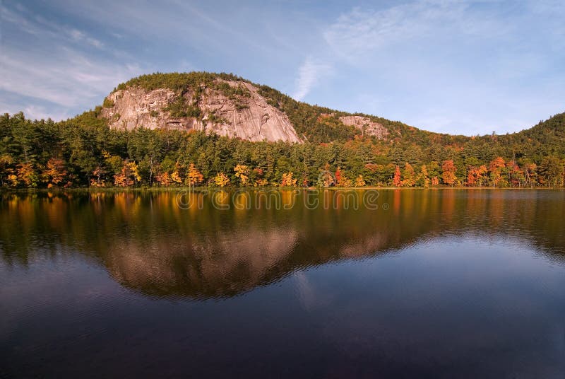Echo Lake, New Hampshire stock photo. Image of lake, foliage 9638278