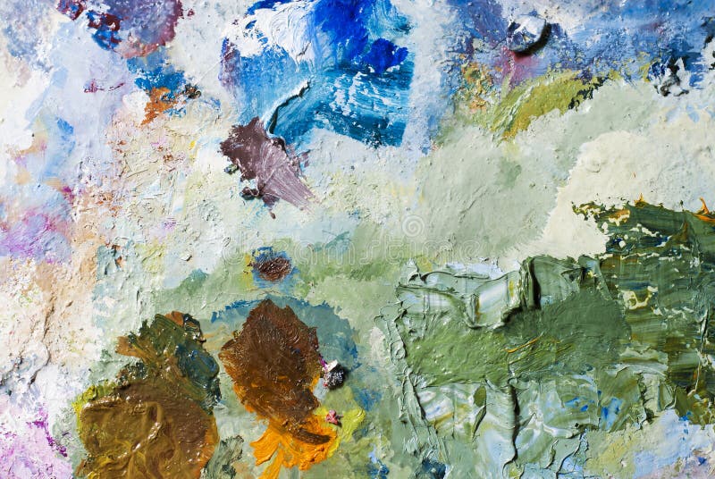 Echte abstracte kleurenolieverf als achtergrond royalty-vrije stock afbeelding Echte abstracte kleurenolieverf als achtergrond royalty-vrije stock afbeelding