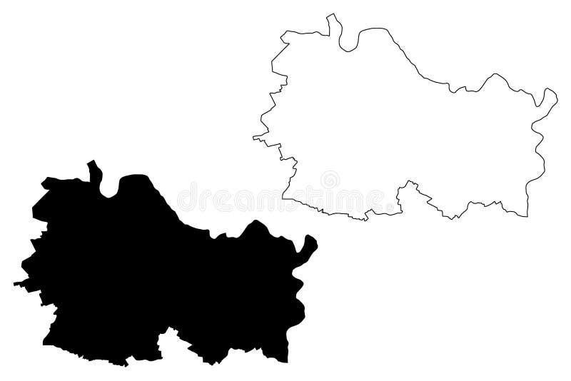 Echternach canton Grand Duchy of Luxembourg, Administrative divisions map vector illustration, scribble sketch Echternach map,. Echternach canton Grand Duchy of Luxembourg, Administrative divisions map vector illustration, scribble sketch Echternach map,