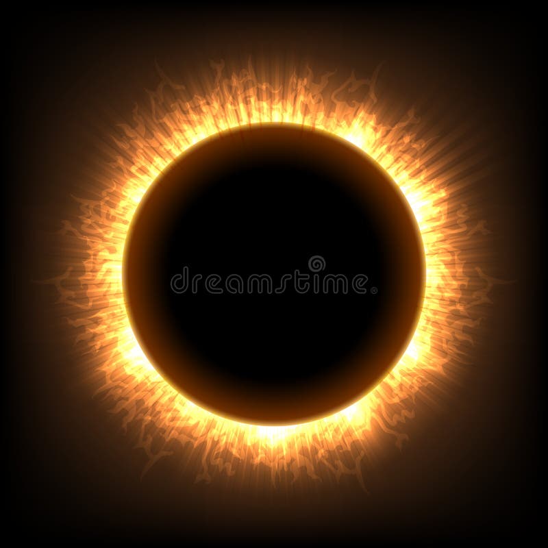 Eclipse solar total de la Luna Llena libre illustration Eclipse solar total de la Luna Llena libre illustration