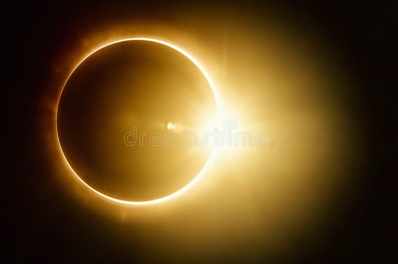 Eclissi solare totale illustrazione di stock Eclissi solare totale illustrazione di stock