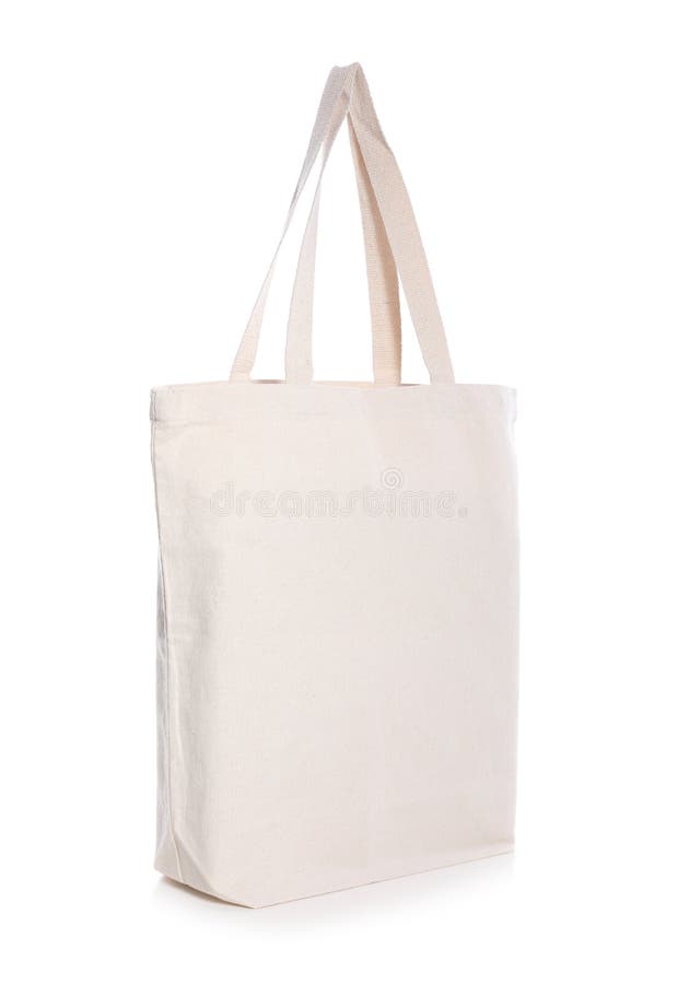 Eco Bag on White Background. Stock Image - Image of empty, copy: 135118391