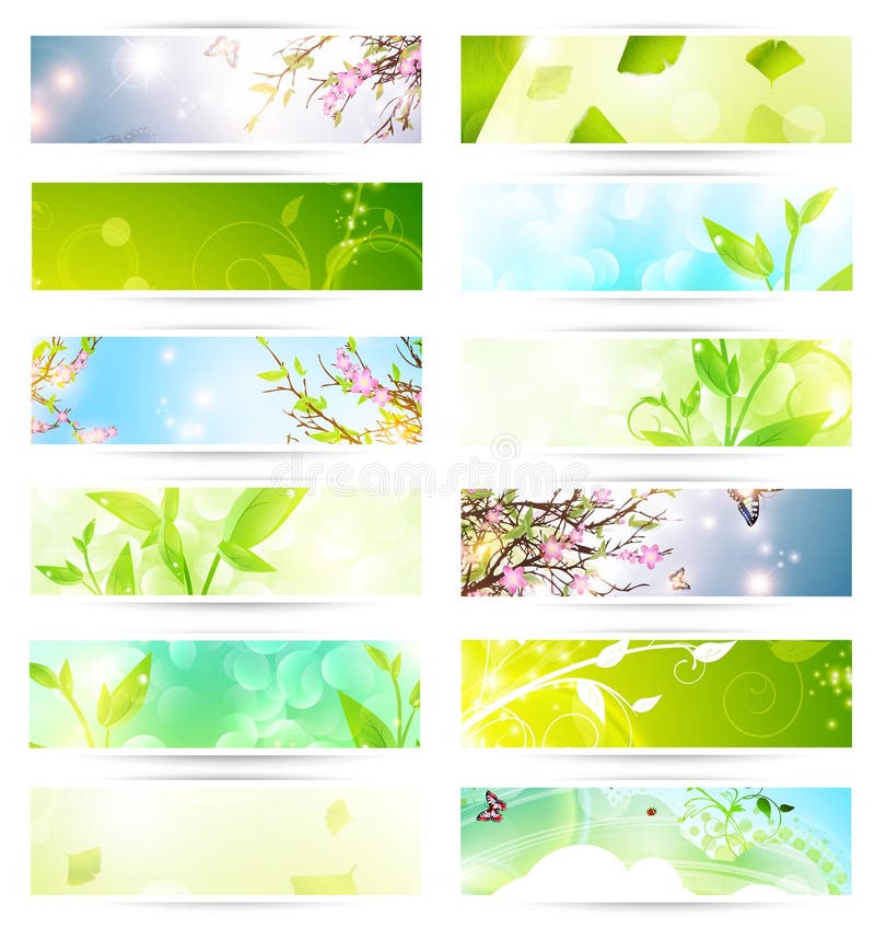 Eco banner set