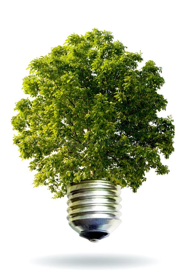Koncept Eco symbolizuje aliancie technológie prírody, premena solárnej energie, energie možno získať zo slnka.