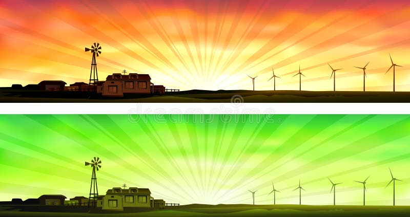 Eco farming royalty free illustration