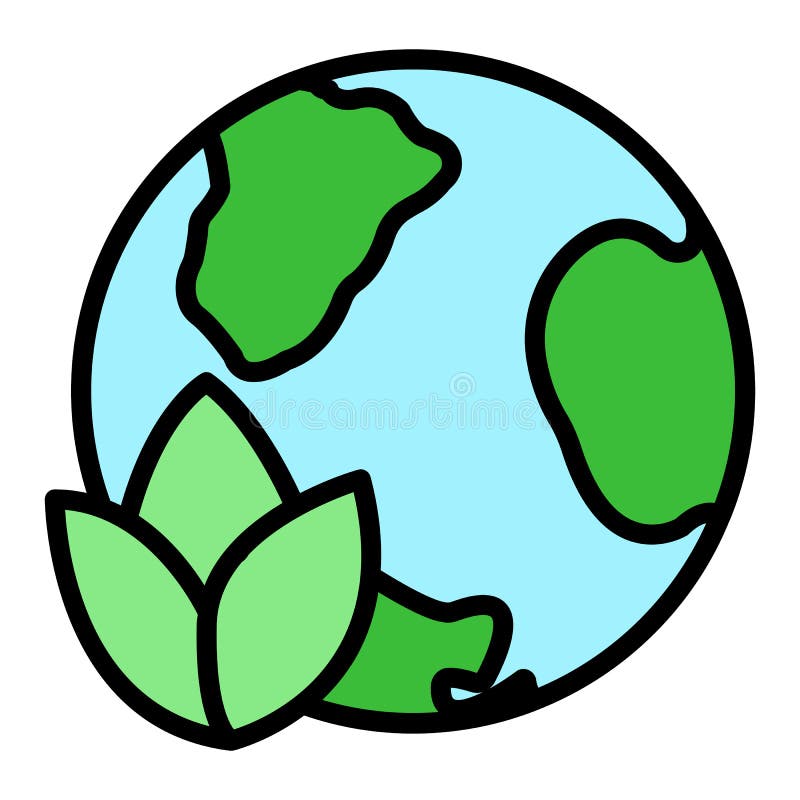 Eco Friendly Alternative Energy Source and Waste Recycling Icon ...