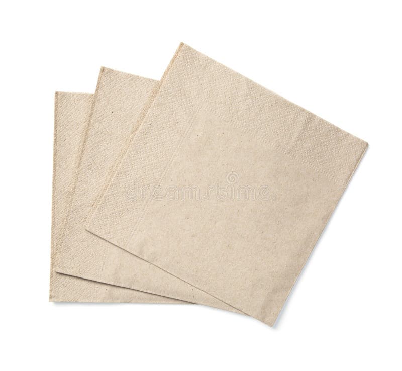 Eco Friendly Disposable Paper Napkin Stock Image Image of recycling
