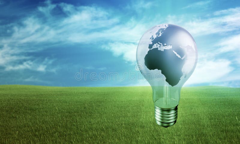 Global green eco-friendly energy concept background