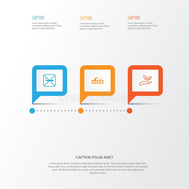 Eco-Friendly Icons Set. Collection Of Cigarette, Ocean Wave, Save World And Other Elements. Also Includes Symbols Such vector illustration Eco-Friendly Icons Set. Collection Of Cigarette, Ocean Wave, Save World And Other Elements. Also Includes Symbols Such vector illustration