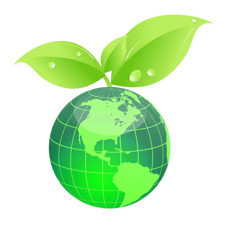 Eco Green World Stock Vector Illustration Of Lush Tree 20672170