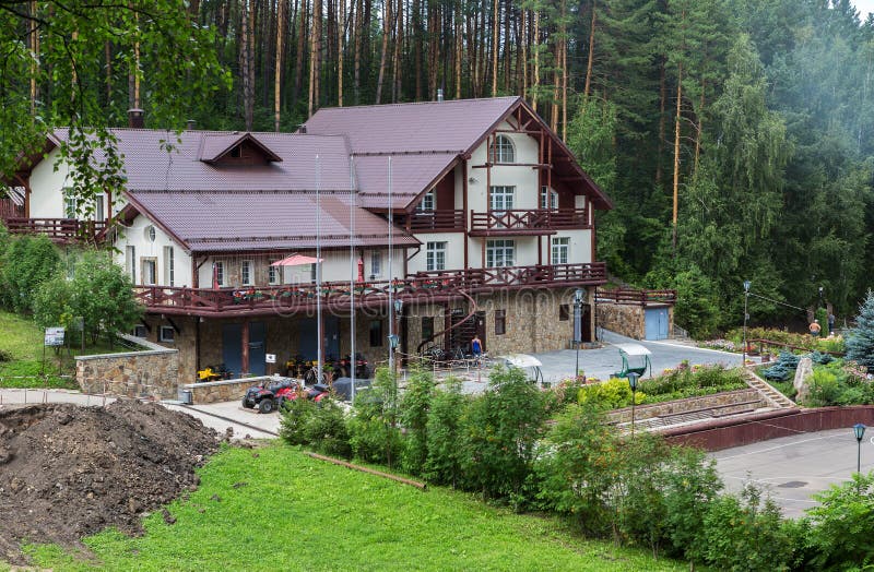 Eco-hotel ECHO in the resort city of Belokurikha in the Altai Krai