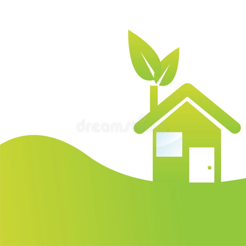 Eco house background