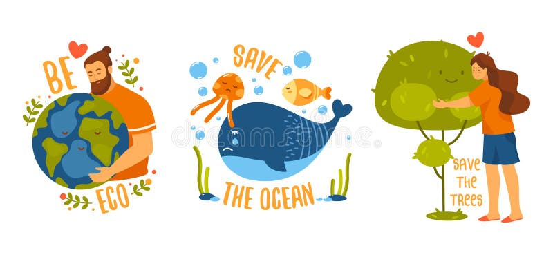 Eco Icons of Saving Nature and Water Wildlife Stock Vector - Illustration of love, save: 239297205 Eco Icons of Saving Nature and Water Wildlife Stock Vector - Illustration of love, save: 239297205