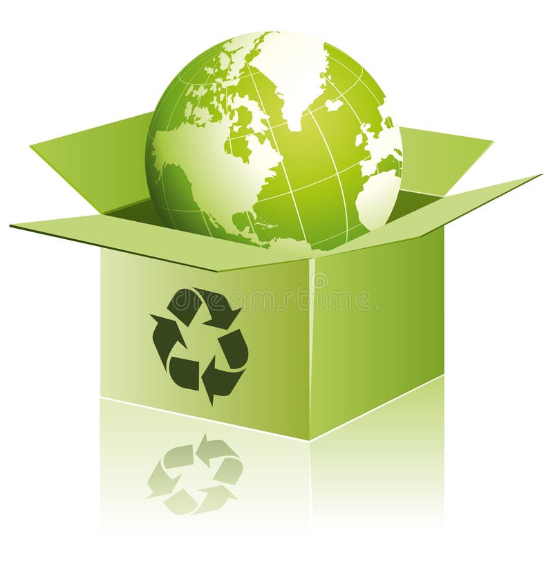 Eco world vector illustration Eco world vector illustration