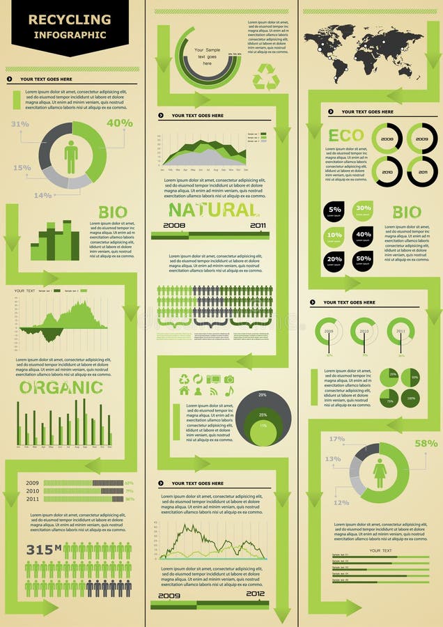 Ecologia infographic. ilustração do vetor Ecologia infographic. ilustração do vetor