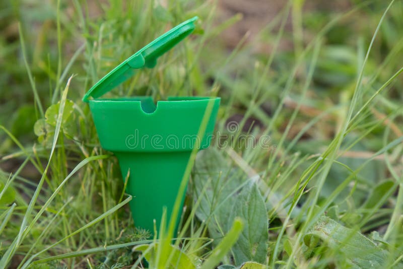 Ecological cone ashtray