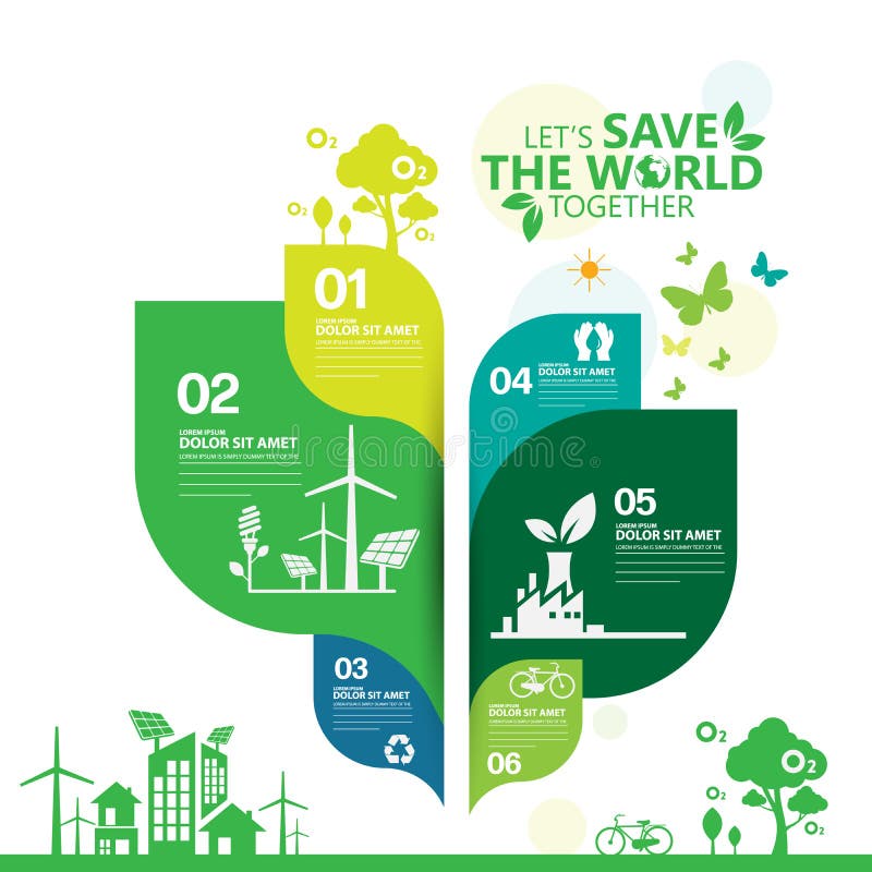 Ecology.Green Cities Help the World with Ecofriendly Concept Ideas