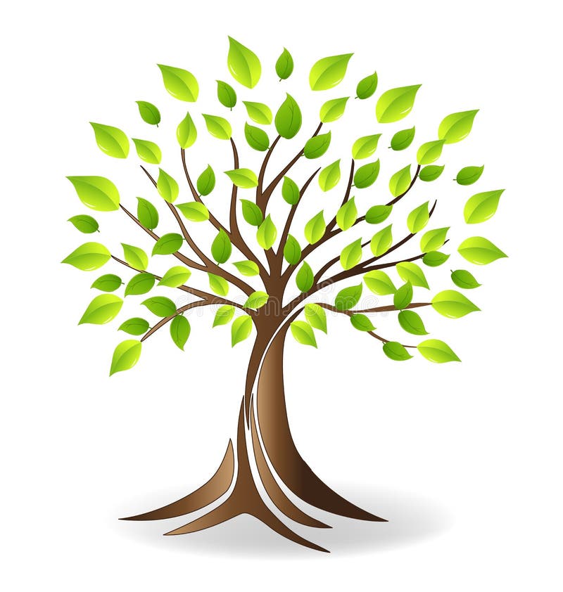 Ecology tree vector stock illustration Ecology tree vector stock illustration