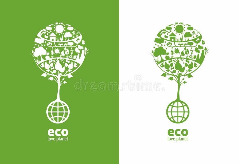 Ecología global libre illustration Ecología global libre illustration