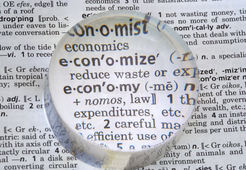 Economy Defined stock photo. Image of define, business