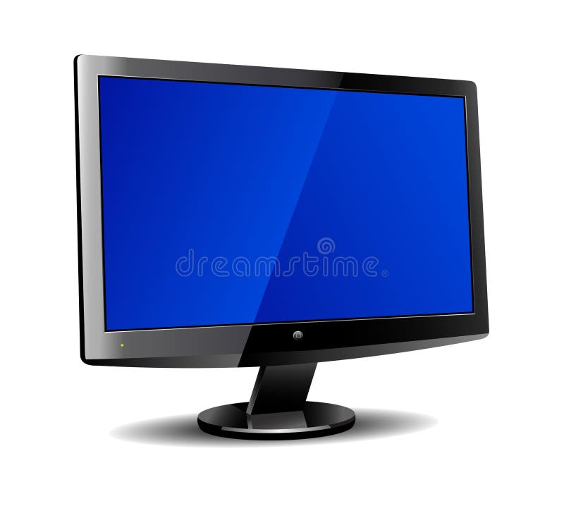 Ecran computer royalty free illustration