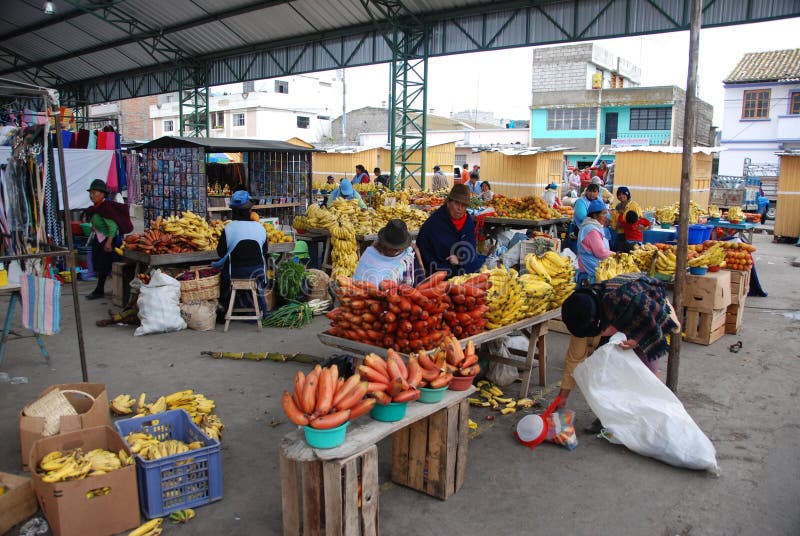 Ecuadorian people in a local market of SaquisilÃ­. SaquisilÃ­ is a town in the Cotopaxi Province of Ecuador. It is the seat of the SaquisilÃ­ Canton. SasquisilÃ­ is located about 25 minutes from Latacunga and 2.5 hours from Quito. The town, located off the Pan-American Highway, is best known for the local market held in its eight plazas on Thursdays. Unlike Otavalo, the market is mainly for locals from the highlands who come to buy pots and pans, electronics, herbal remedies, livestock or produce. To go to the animal market, arrive between 7 and 9 a.m.