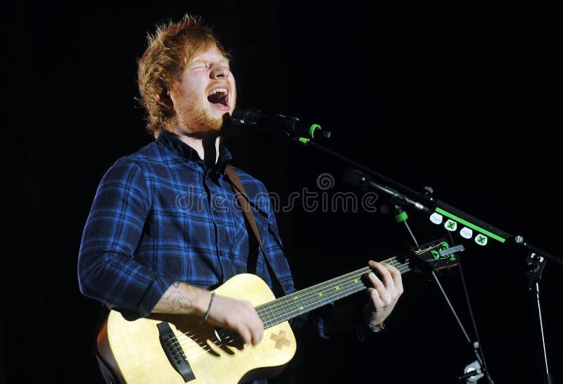 Ed Sheeran Photo dédicacée encadrée 