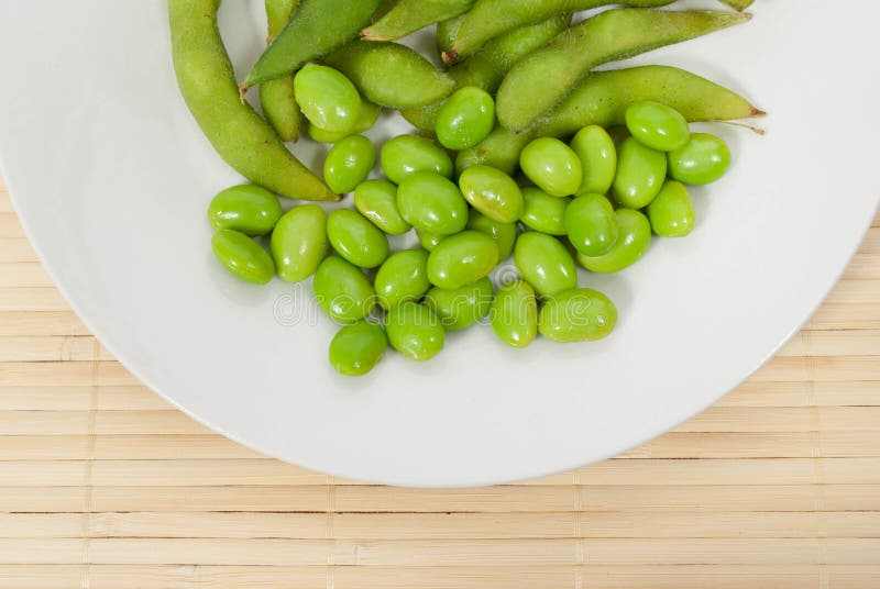 Edamame stock image. Image of soybean, soybeans, horizontal 27877547