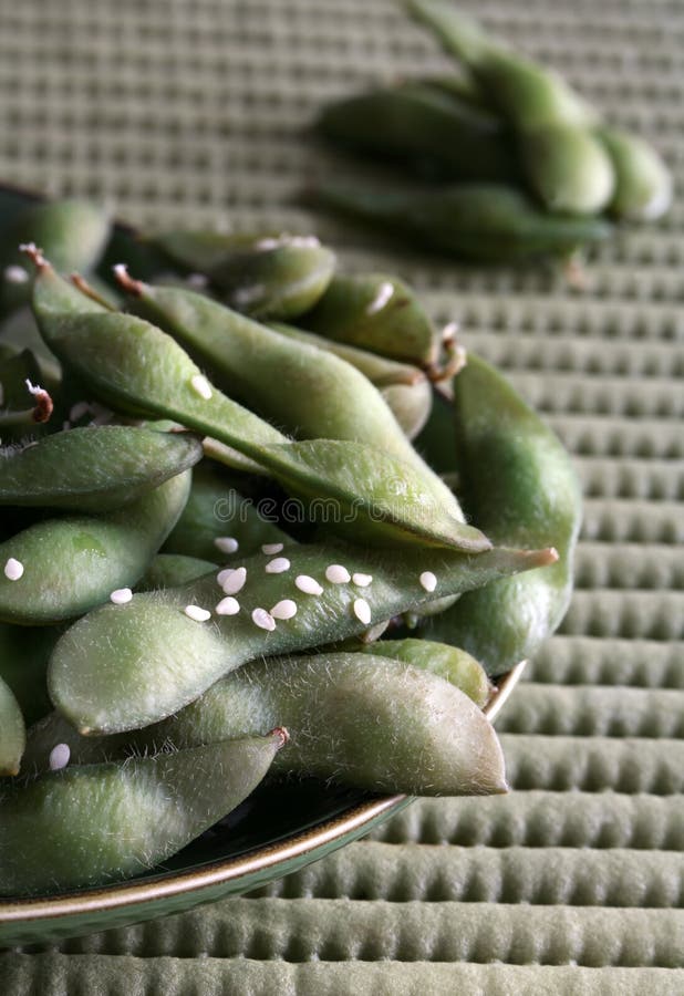 Edamame, antipasto sano fotografia stock Edamame, antipasto sano fotografia stock