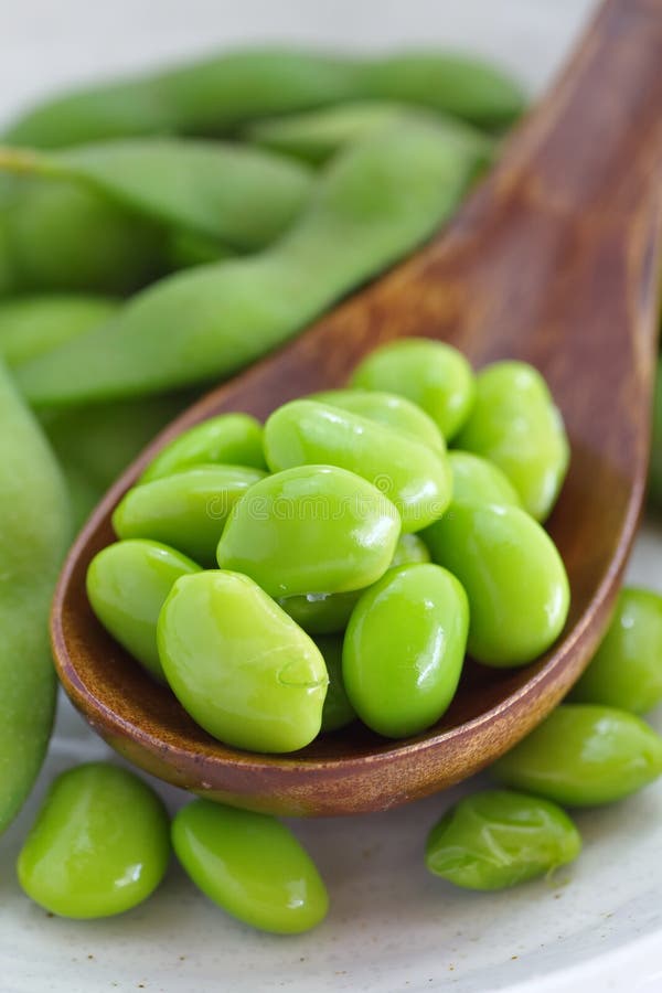 Edamame green soy beans stock photo. Image of background - 41905406