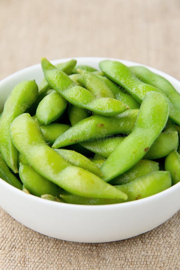 Edamame-Sojabohnenölbohnen lizenzfreies stockfoto Edamame-Sojabohnenölbohnen lizenzfreies stockfoto