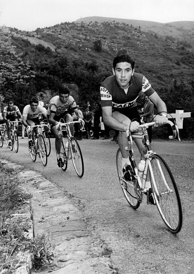 Eddy Merckx at the Cycling Tour of Italy