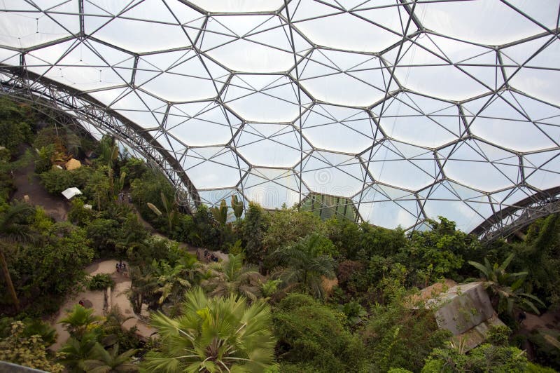 Eden project inside the biome